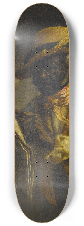 Thomas Waterman Wood - Reading The Gazette 8.25 inch art skate deck