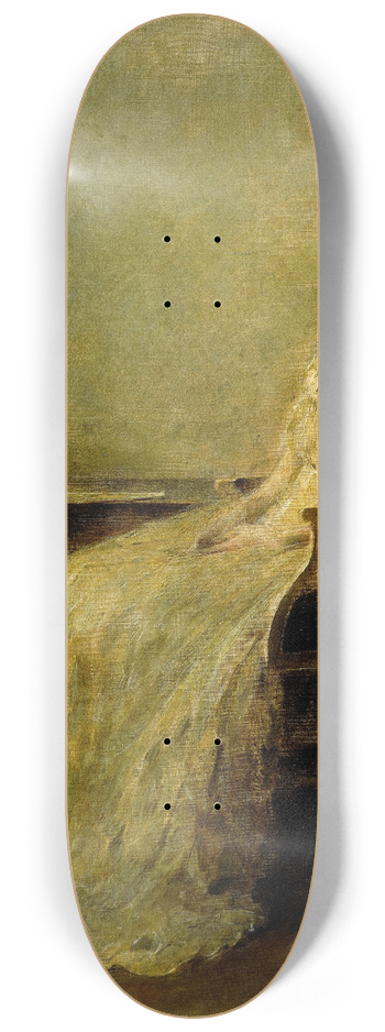 Thomas Wilmer Dewing - Lady in White (No. 2) 8.25 inch art skate deck