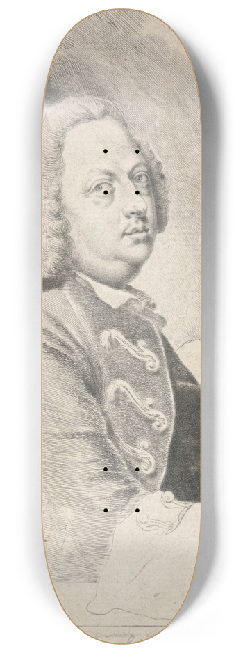 Thomas Worlidge - Self-portrait 8.25 inch art skate deck