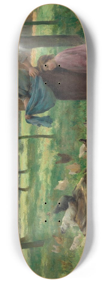 Thrse-Marthe-Franoise Cotard-Dupr - Sous les arbres 8.25 inch art skate deck