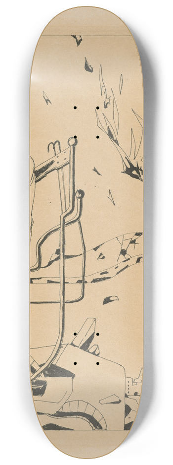 Tor Hoff - Eksperimentet 8.25 inch art skate deck