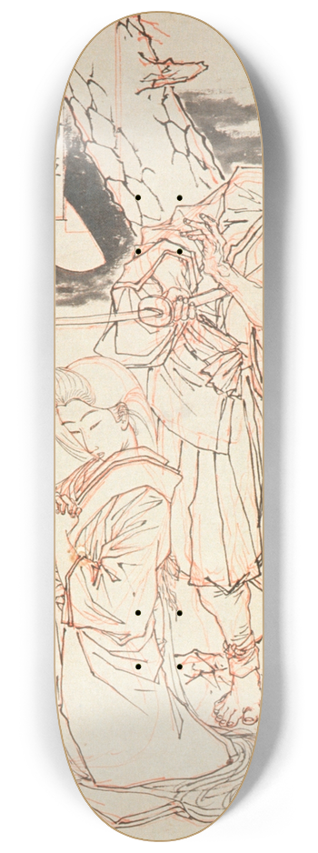 Tsukioka Yoshitoshi - Chjhime 8.25 inch art skate deck