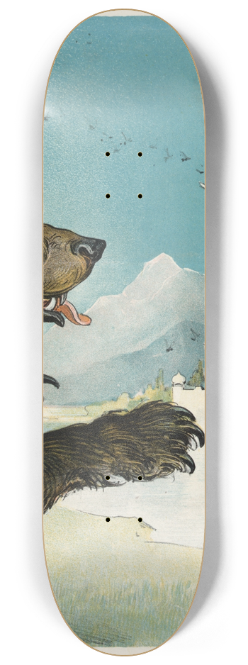 Udo Keppler - Muscovite caution 8.25 inch art skate deck