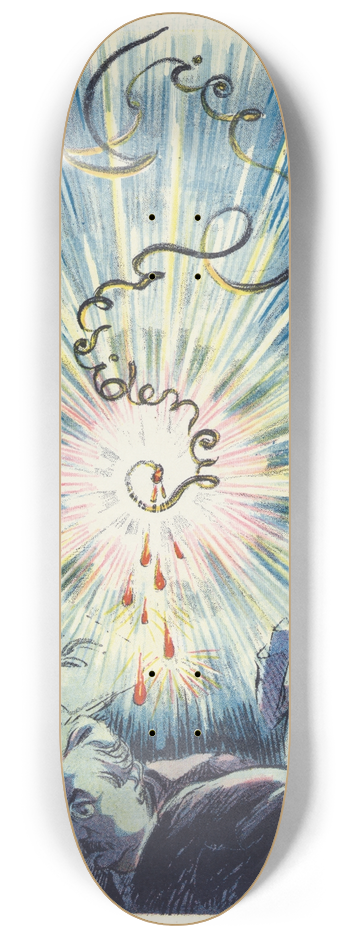 Udo Keppler - The live wire 8.25 inch art skate deck