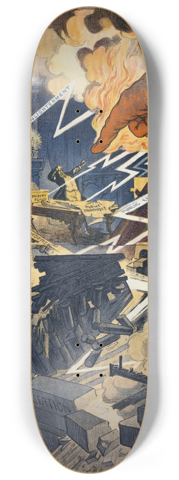 Udo Keppler - The man highest up 8.25 inch art skate deck
