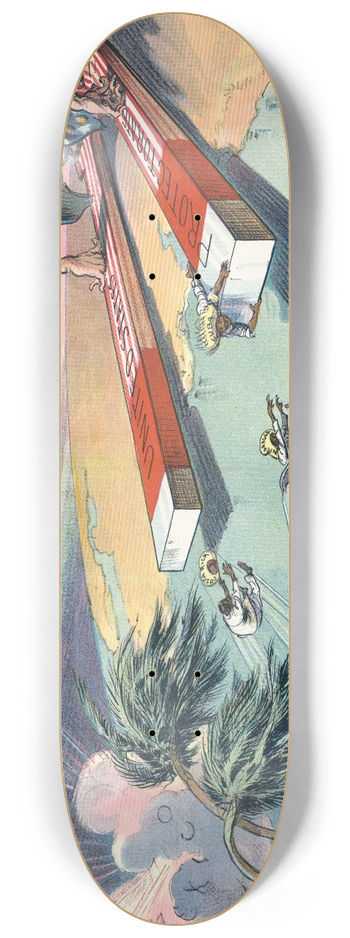 Udo Keppler - The pull of the Monroe magnet 8.25 inch art skate deck