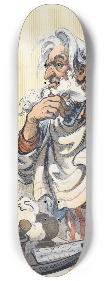 Udo Keppler - The two razors 8.25 inch art skate deck