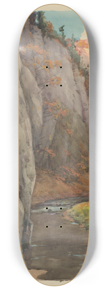 udovt ordk - Rocks above the Brook 8.25 inch art skate deck