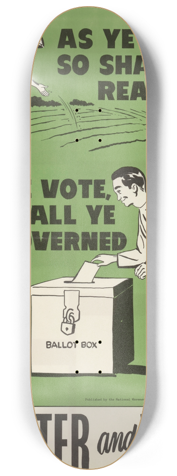 U.S. Information Agency - As Ye Sow 8.25 inch art skate deck