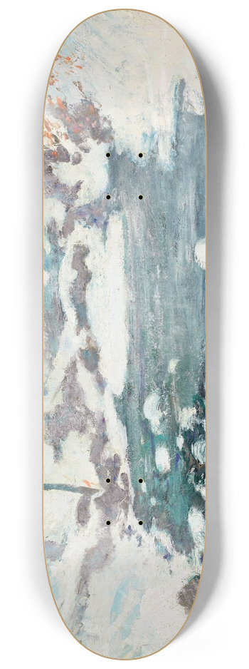 John Henry Twachtman - Icebound 8.25 inch art skate deck