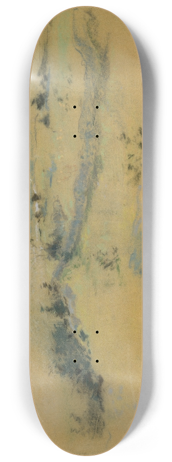 John Henry Twachtman - Landscape 8.25 inch art skate deck