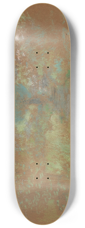 John Henry Twachtman - Landscape 8.25 inch art skate deck