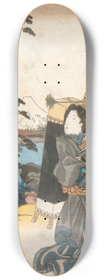 Utagawa Kunisada (Toyokuni III) - Yui 8.25 inch art skate deck