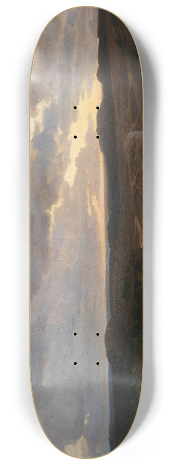 Valentin Ruths - Abendstimmung in der Heide 8.25 inch art skate deck