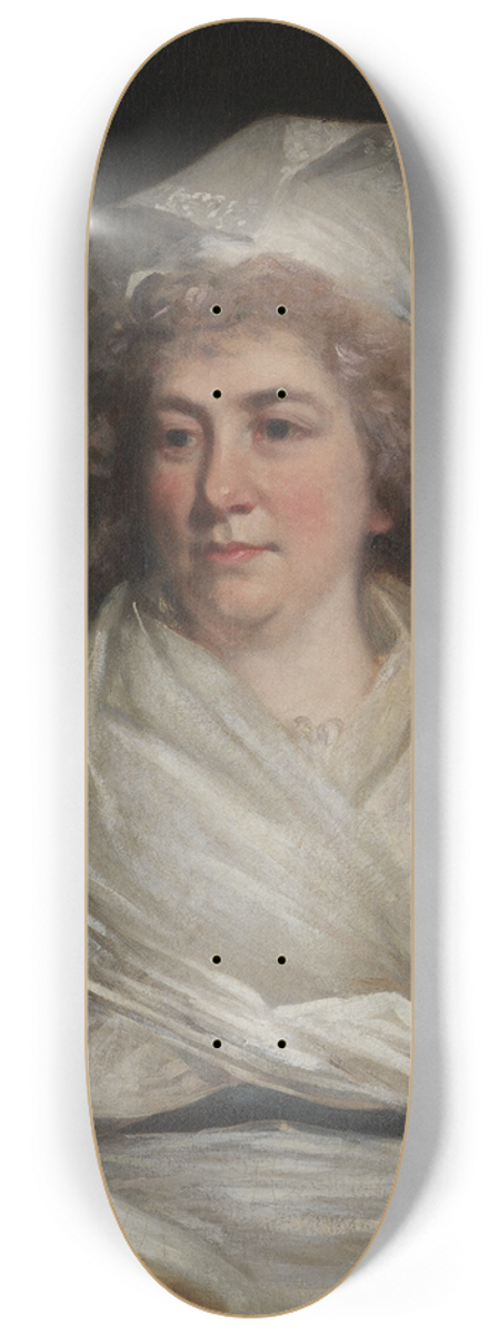 John Hoppner - Mrs. Richard Bache (Sarah Franklin, 17431808) 8.25 inch art skate deck