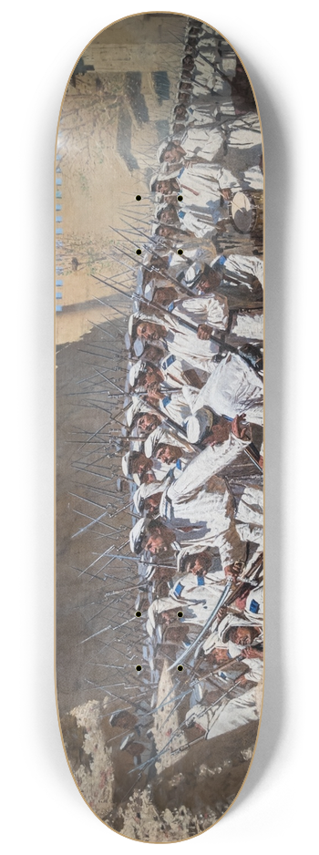 Vasily Vereshchagin - Let Them In! 8.25 inch art skate deck