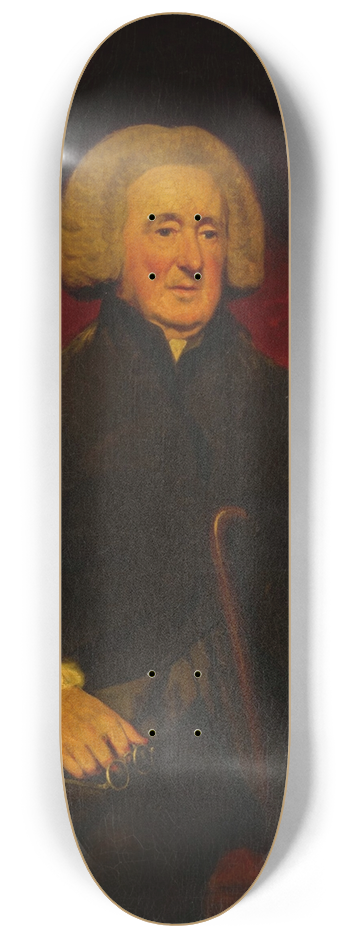 John Hoppner - Portrait of Charles Moss, Archdeacon of Colchester and Bishop of Bath and Wells 8.25 inch art skate deck