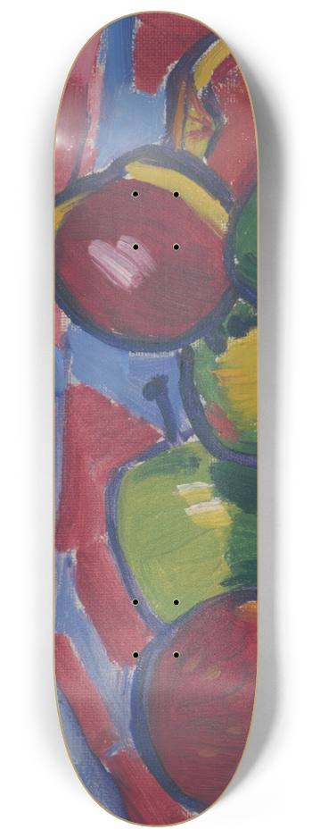 Vclav pla - Still Life with Apples 8.25 inch art skate deck