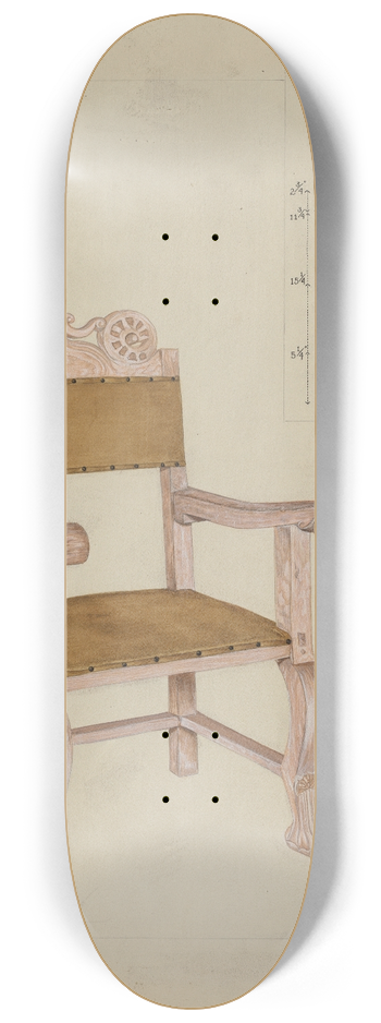 Vera Van Voris - Chair 8.25 inch art skate deck