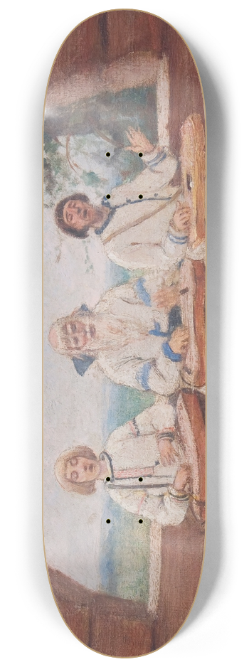 Victor Mikhailovich Vasnetsov - Guslyary 8.25 inch art skate deck