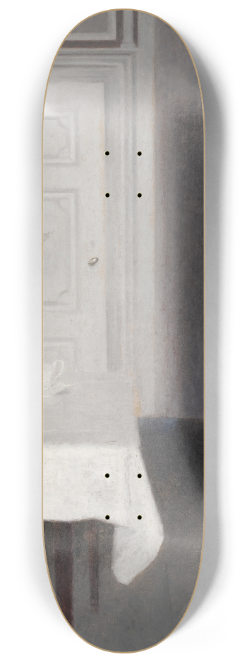 Vilhelm Hammershi - IdaReading A Letter 8.25 inch art skate deck