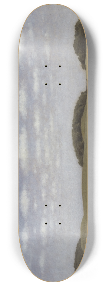 Vilhelm Hammershi - Landscape, From Lejre 8.25 inch art skate deck