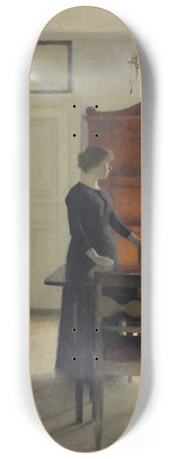 Vilhelm Hammershi - Stue 8.25 inch art skate deck