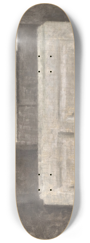 Vilhelm Hammershi - White doors, strandgade 25 8.25 inch art skate deck