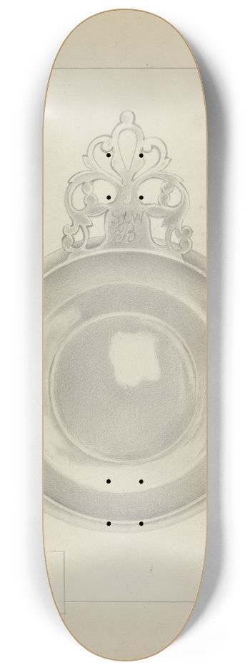 Vincent Carano - Silver Porringer 8.25 inch art skate deck