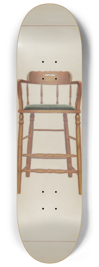 Vincent P. Rosel - Billiard Chair 8.25 inch art skate deck