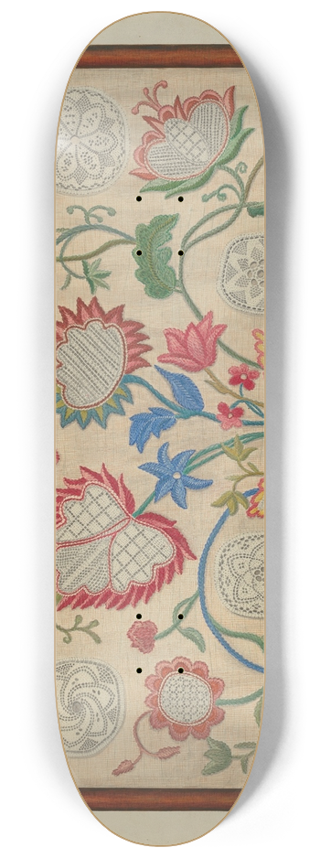 Vincent P. Rosel - Embroidered Sampler 8.25 inch art skate deck
