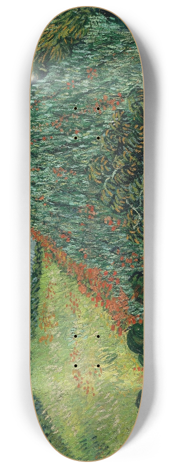 Vincent van Gogh - Field with Poppies 8.25 inch art skate deck