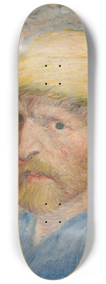 Vincent van Gogh - Self-Portrait 8.25 inch art skate deck