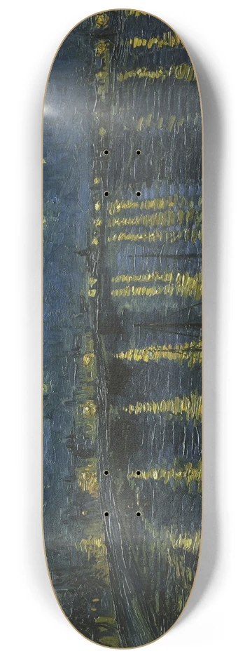 Vincent van Gogh - Starry Night 8.25 inch art skate deck