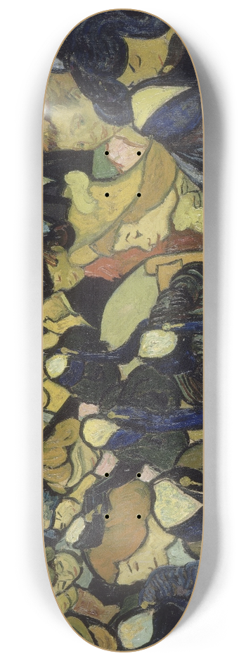 Vincent van Gogh - The Dance Hall In Arles 8.25 inch art skate deck