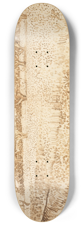 Vincent van Gogh - View of Arles 8.25 inch art skate deck