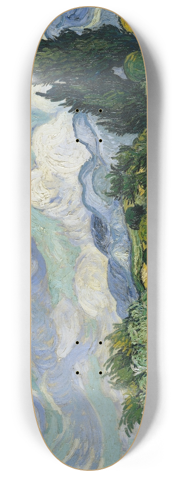 Vincent van Gogh - Wheat Field with Cypresses 8.25 inch art skate deck