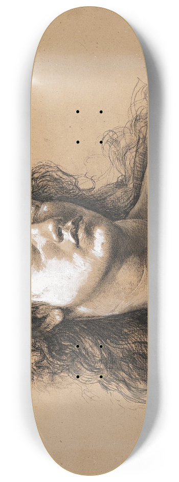 Vincenzo Gemito - Portrait 8.25 inch art skate deck