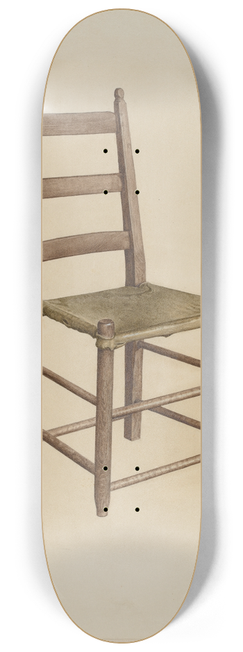 Virgil A. Liberto - Rawhide Bottom Chair 8.25 inch art skate deck