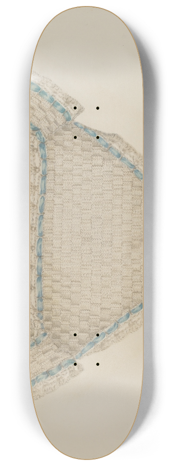 Virginia Berge - Infants Bib 8.25 inch art skate deck