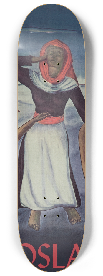 Vladimir Ivanovic - Jugoslavia 8.25 inch art skate deck
