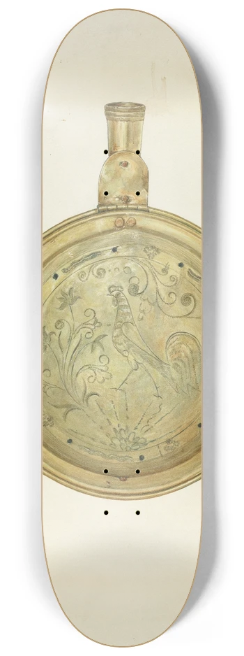 V.L. Vance - Bed Warming Pan 8.25 inch art skate deck