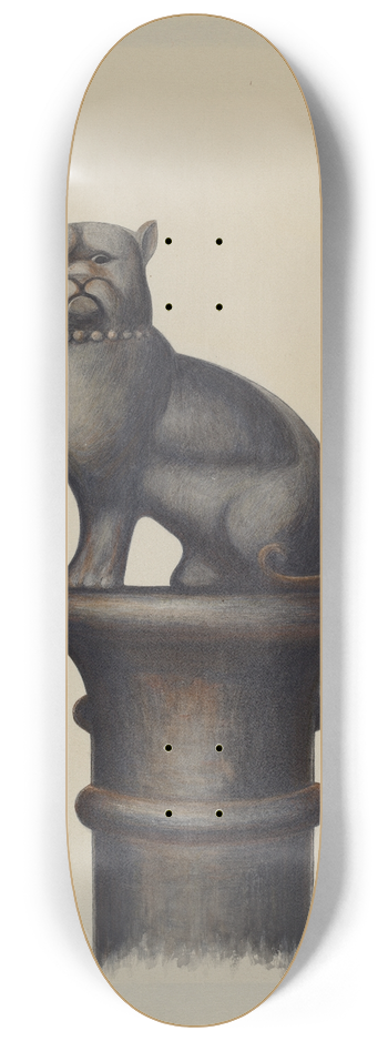V.L. Vance - Cast Iron Hitching Post 8.25 inch art skate deck