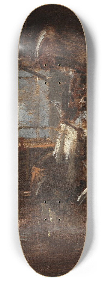 Walter Richard Sickert - Charles Bradlaughs Study 8.25 inch art skate deck