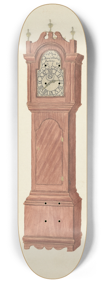 Walter W. Jennings - Grandfather Clock 8.25 inch art skate deck