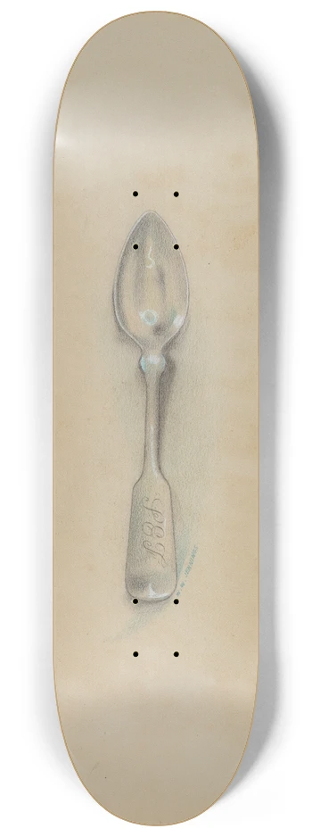 Walter W. Jennings - Silver Spoon 8.25 inch art skate deck