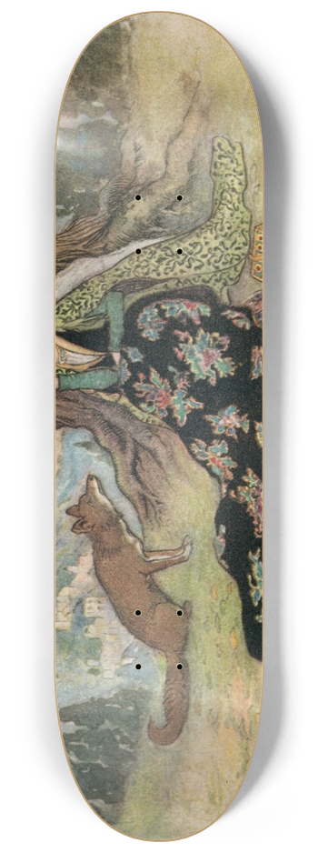 Warwick Goble - Grannonia and  the Fox 8.25 inch art skate deck