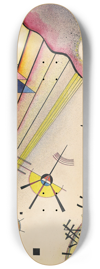 Wassily Kandinsky - Deutliche Verbindung (Clear Connection) 8.25 inch art skate deck