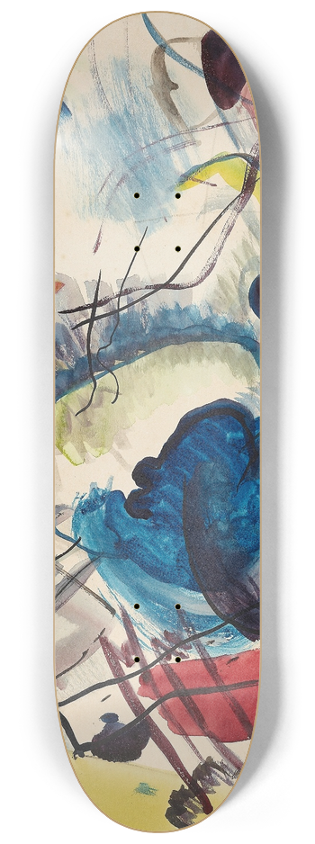 Wassily Kandinsky - Draft for Picture with a white border 8.25 inch art skate deck