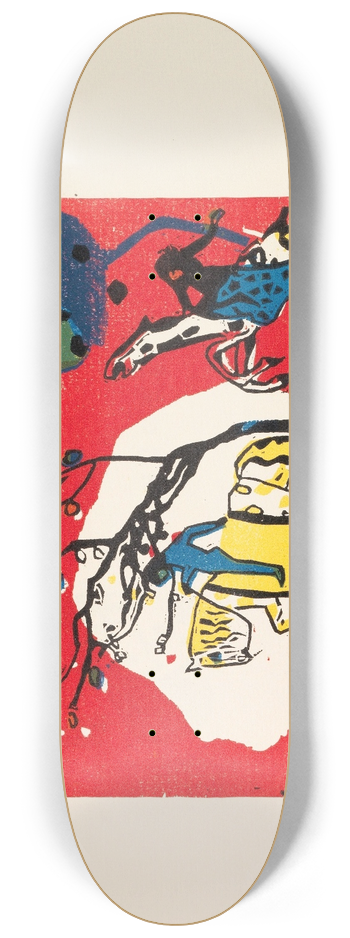 Wassily Kandinsky - Klnge 8.25 inch art skate deck